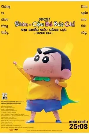 Shin Cậu Bé Bút Chì: Đại Chiến Siêu Năng Lực Sushi Bay